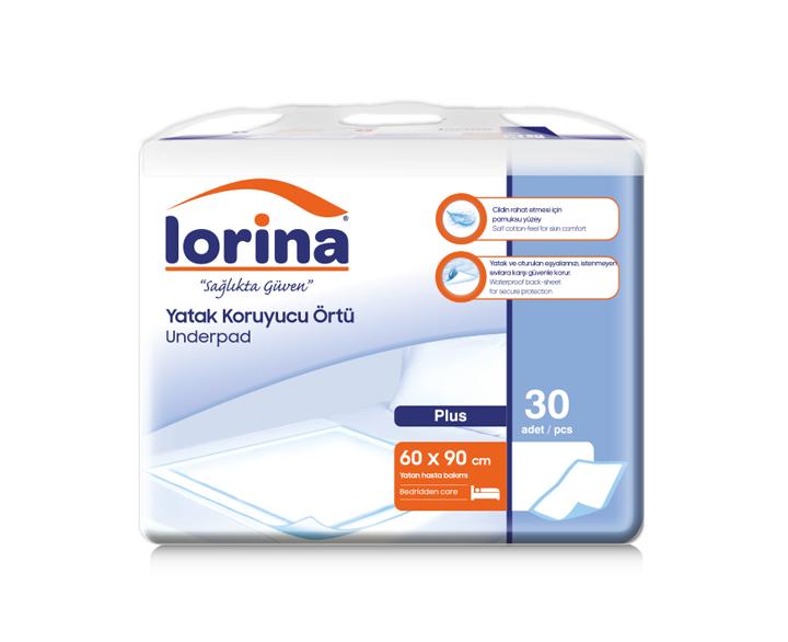 Пелюшки ТМ Lorina 60х90 ( Розпушена целюлоза )